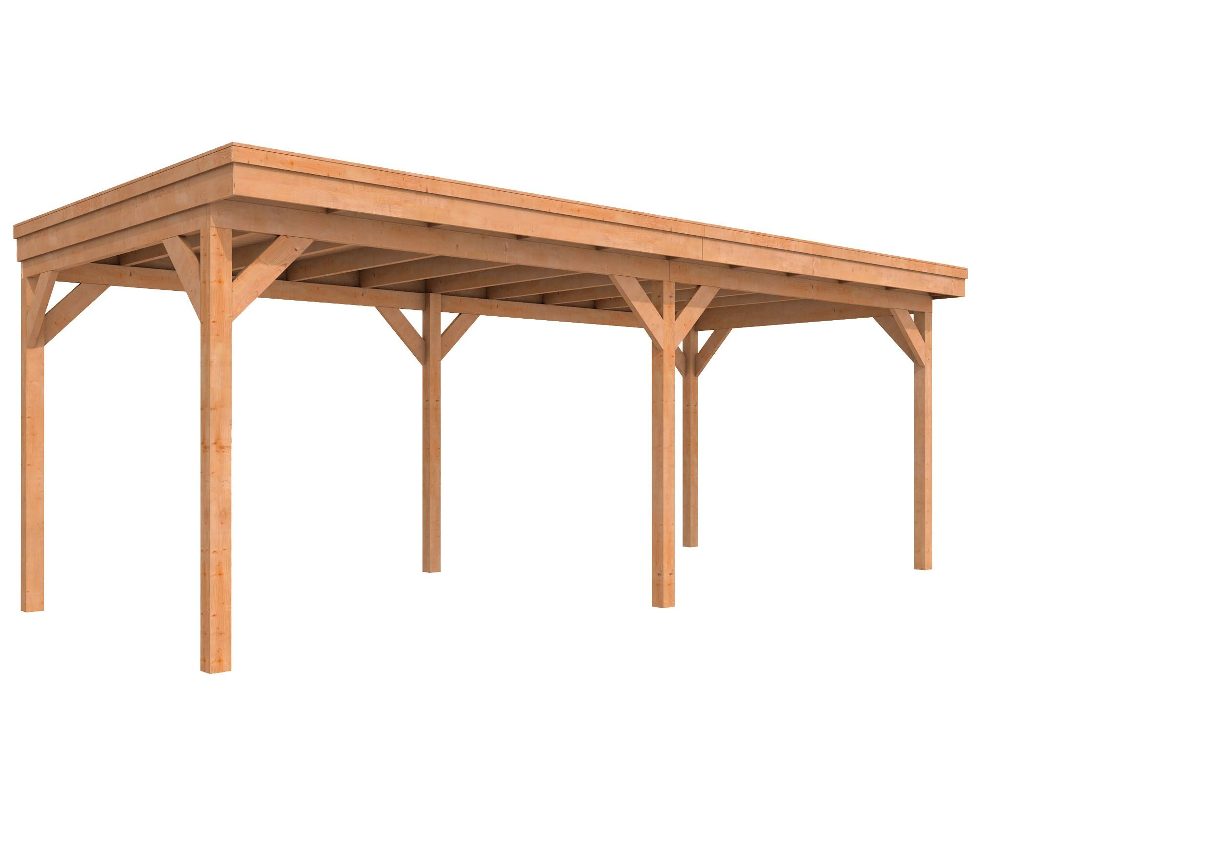 Douglasvision DHZ buitenverblijf 700x300cm, kleurloos geïmpregneerd (1022919)