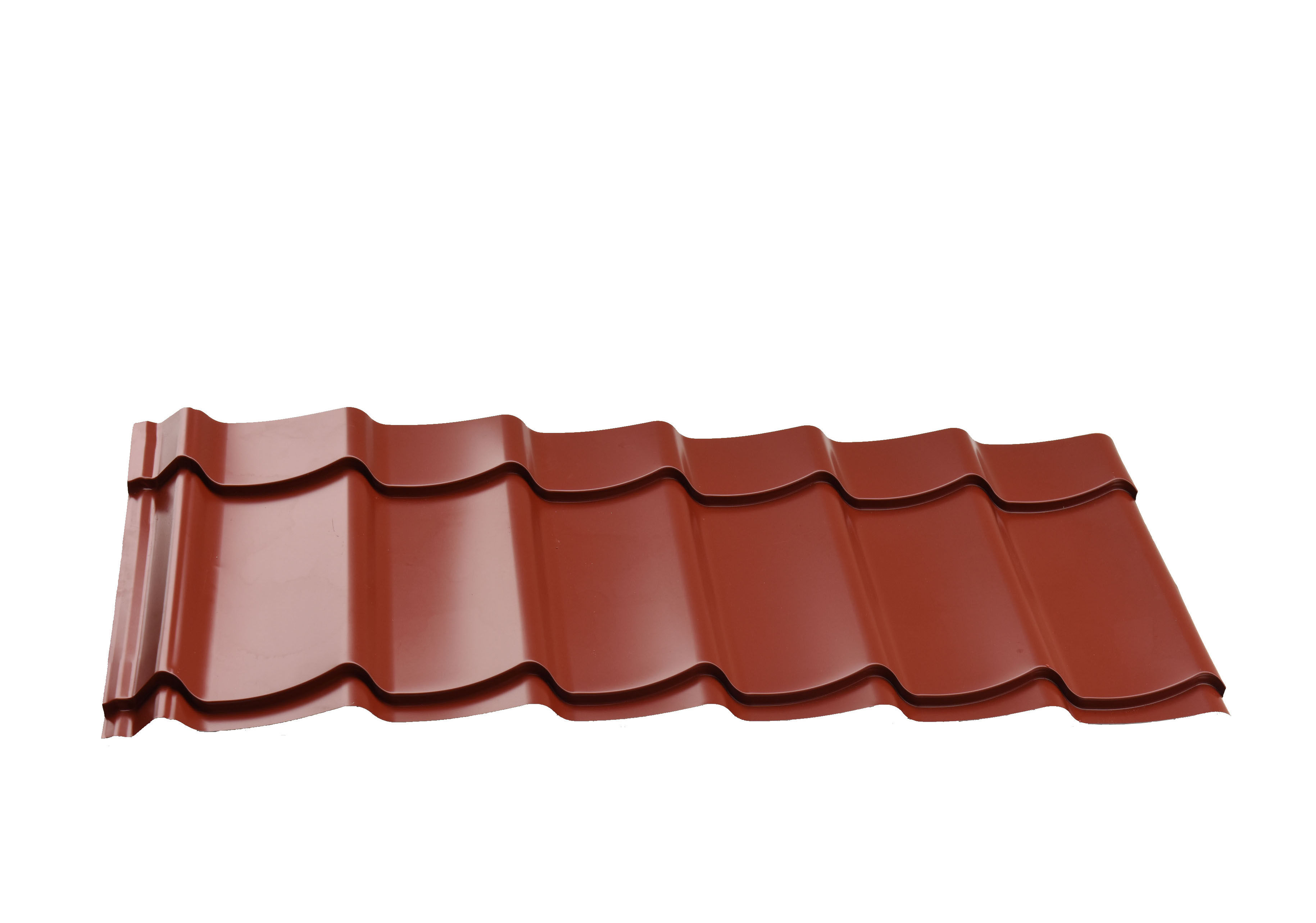 Dakpanplaten t.b.v. Douglasvision kapschuur Comfort 500x320cm, Donkerrood (1023972)