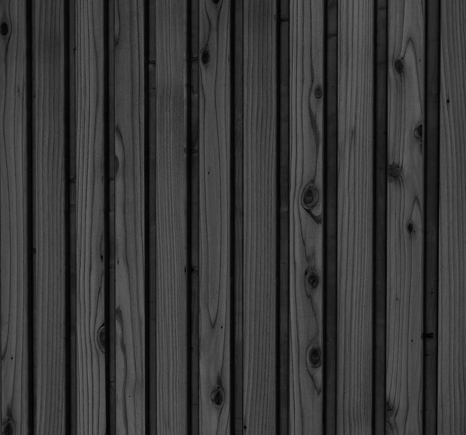 Woodvision Triple profiel vuren enkelzijdige wand B, 228,5x224cm, zwart geïmpregneerd (1060632)