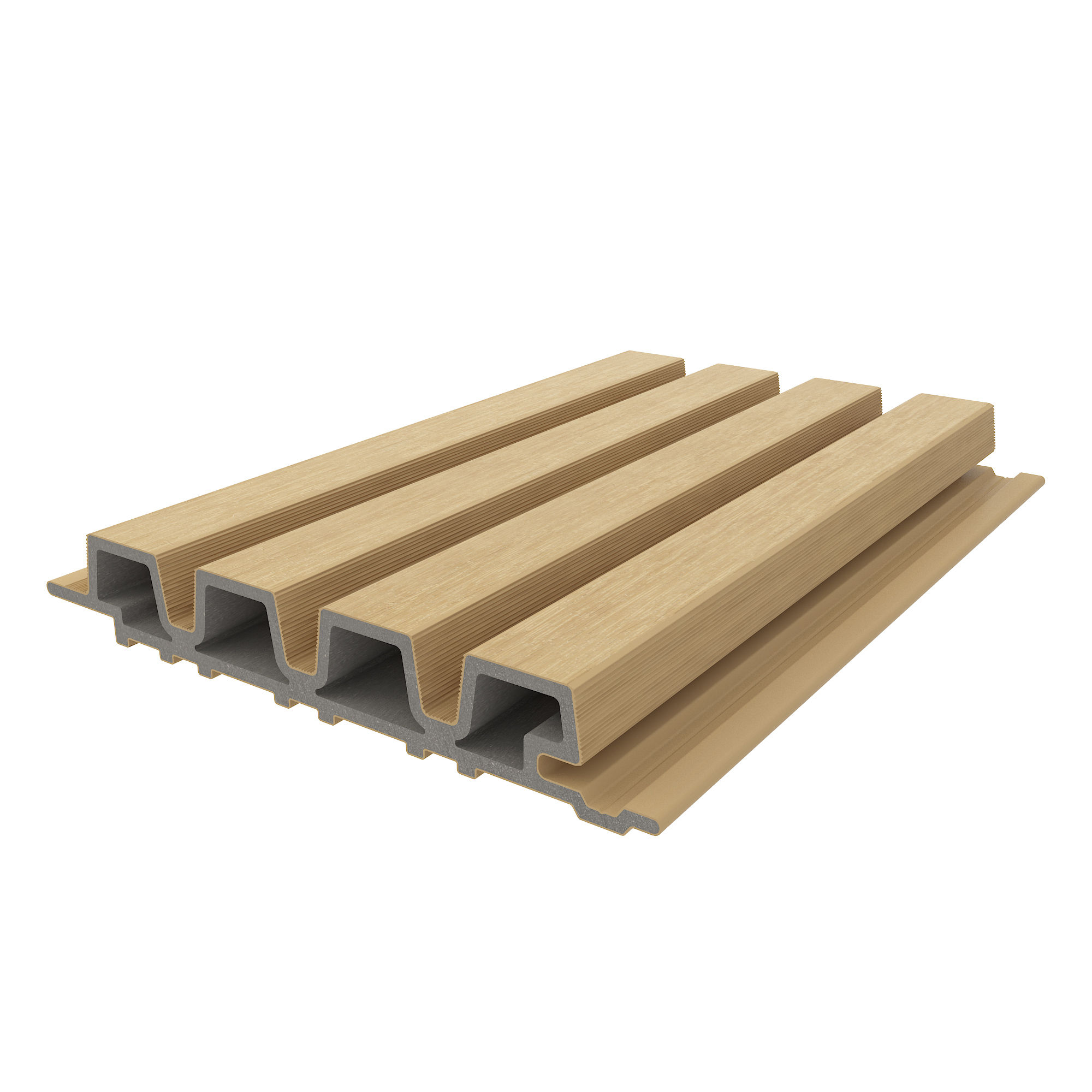 NewTechWood composiet co-extrusie wand bekleding rhombus profiel 3,3x21,5x230cm Red Cedar
