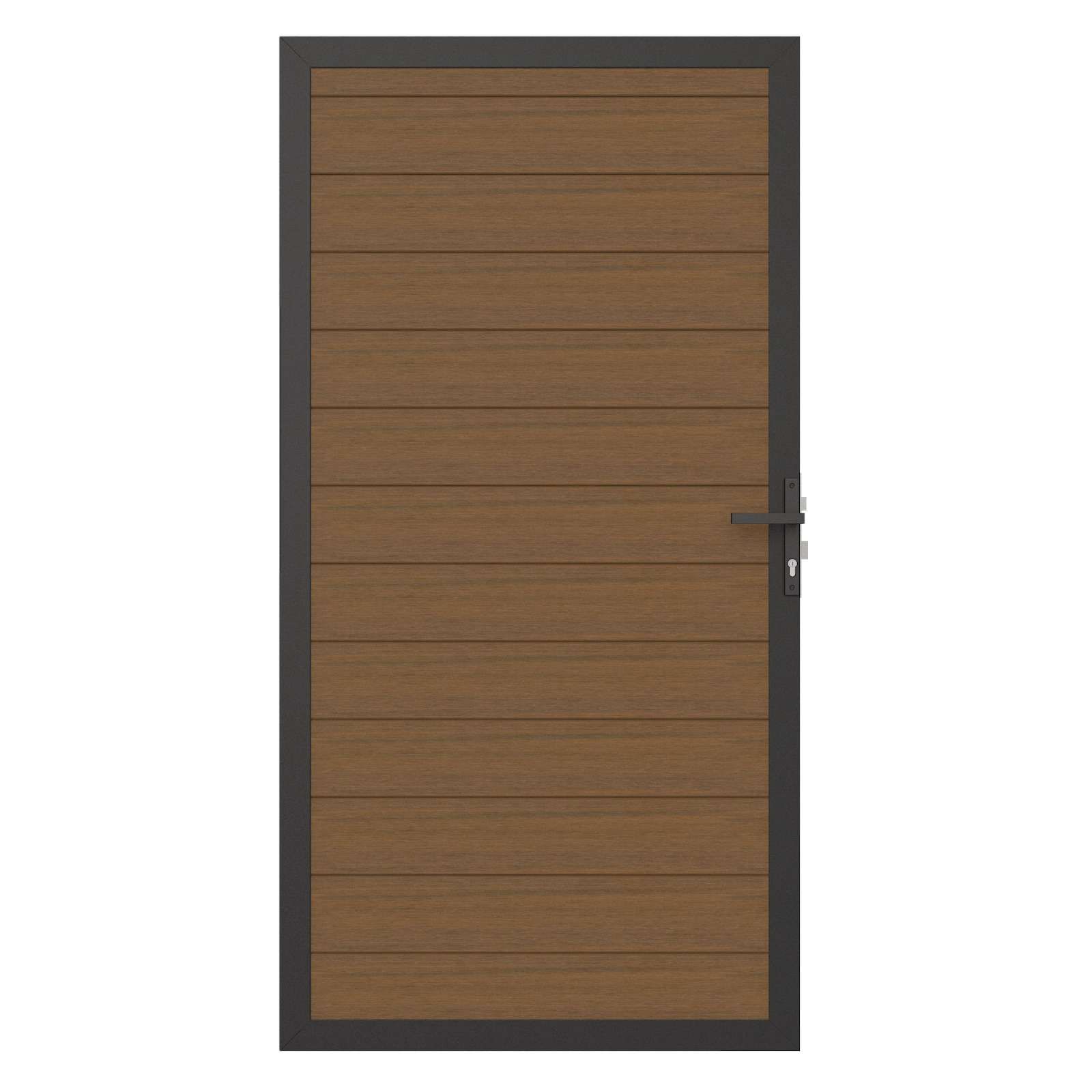 NewTechWood deur horizontaal 100x195cm Teak