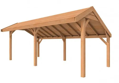 Douglasvision Kapschuur Comfort 600x250cm, kleurloos geïmpregneerd