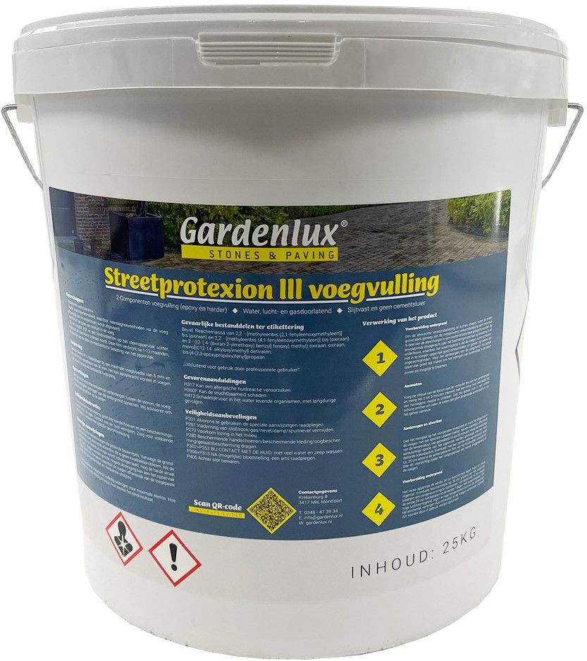 Streetprotexion III Naturel voegvulling emmer 25kg