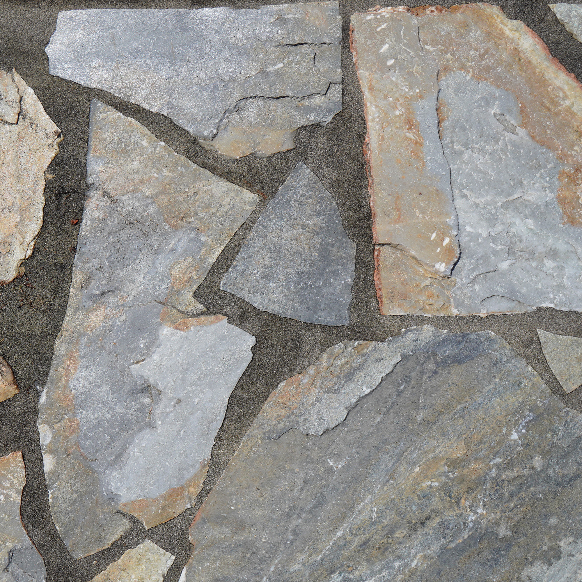 Flagstone Kwartsiet Glacier Grey/Blue 90kg p/m²