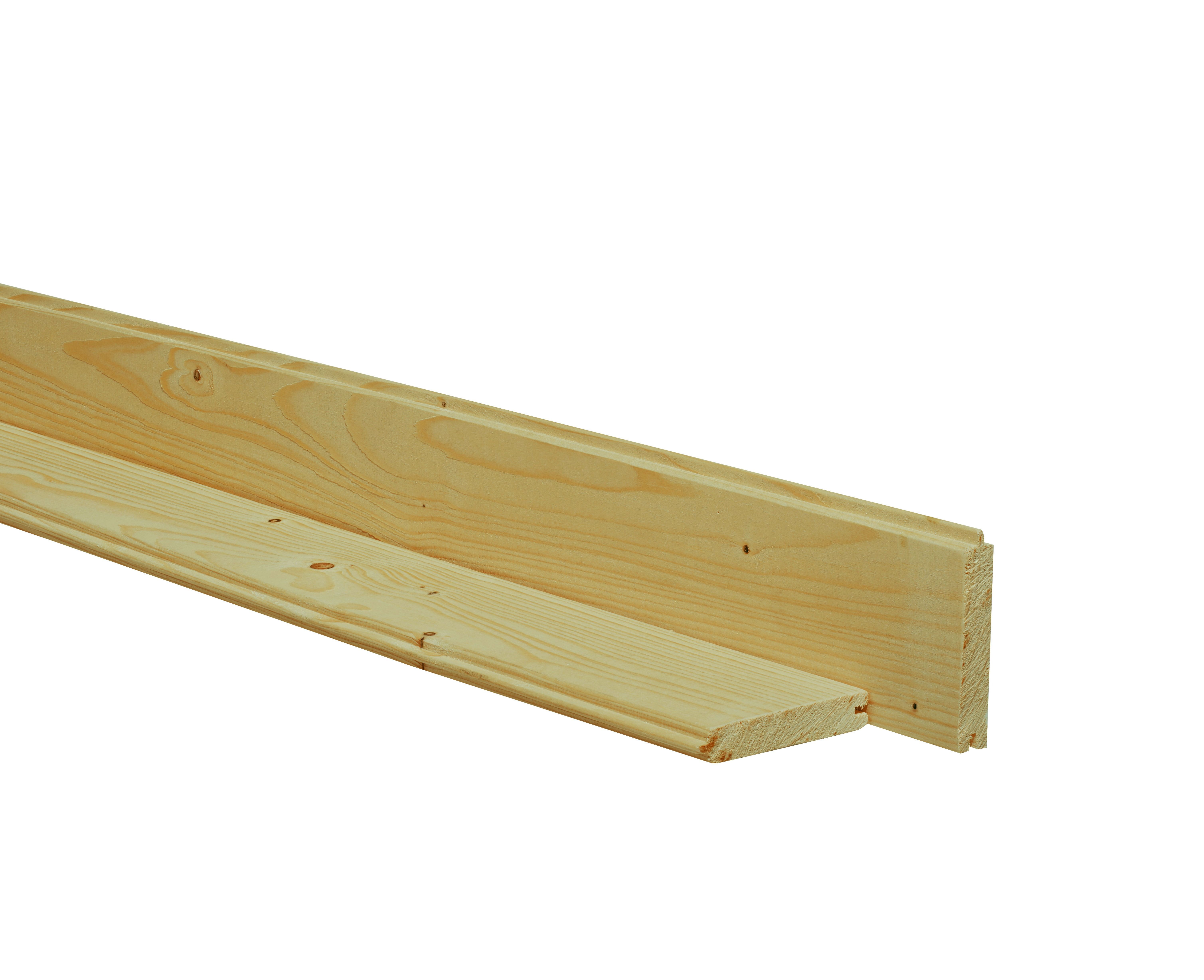 Scand vuren geschaafd dakbeschot 1,6x10x420cm groen geïmpregneerd (W26525)