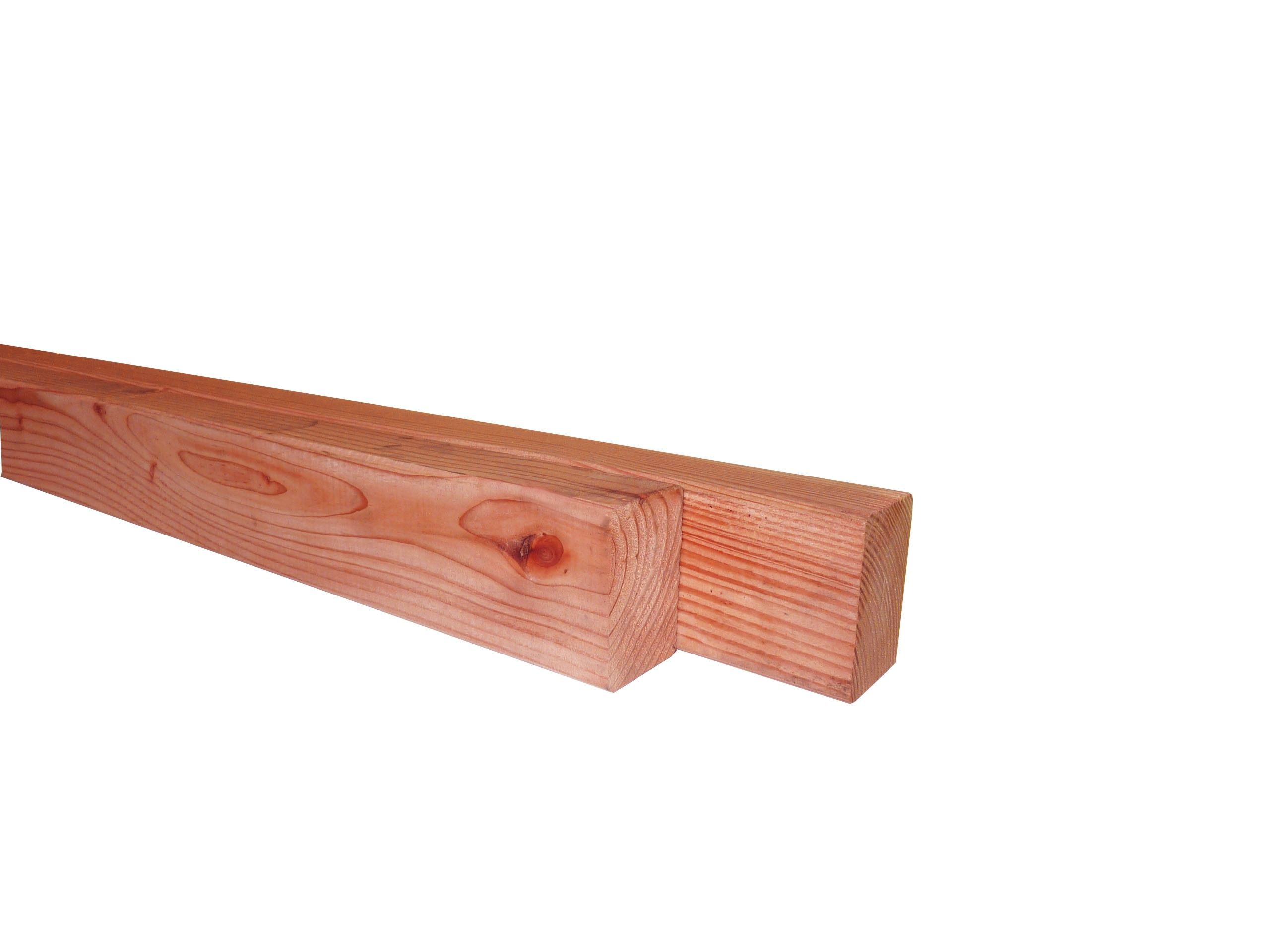 Douglas fijnbezaagde regel 4,5x7,5x400cm, onbehandeld (W31430)