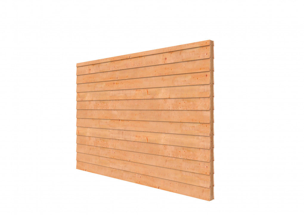 Douglasvision doe het zelf wand Zweeds rabat dubbelzijdig 328,5cm onbehandeld (W40941)