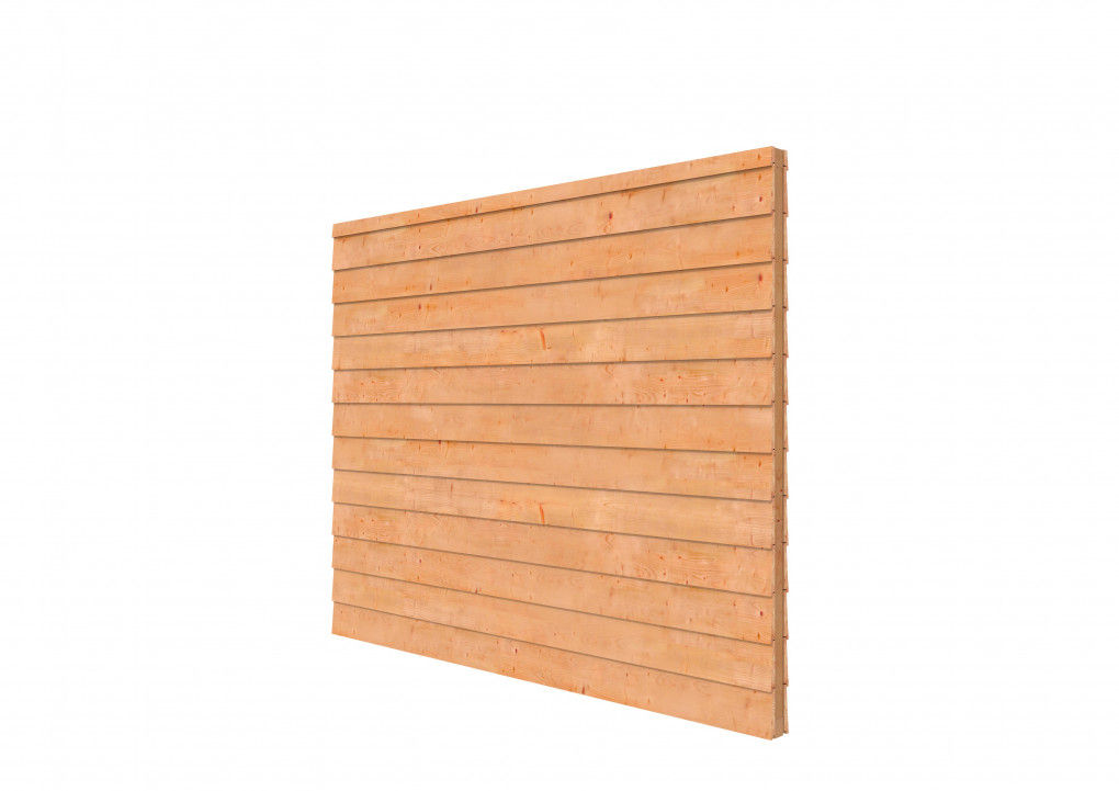 Douglasvision doe het zelf wand Zweeds rabat dubbelzijdig 278,5cm onbehandeld (W40951)