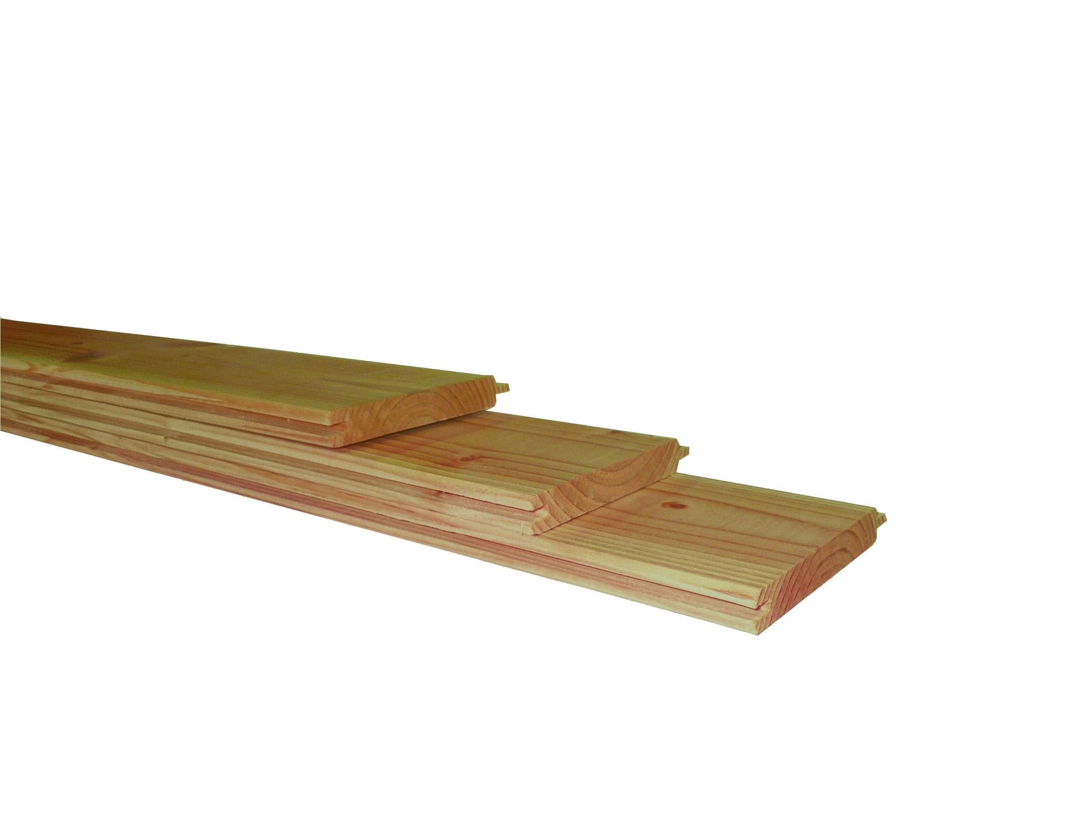 Douglas geschaafd dakbeschot 1,8x14,5x300cm, groen geïmpregneerd (W42026)