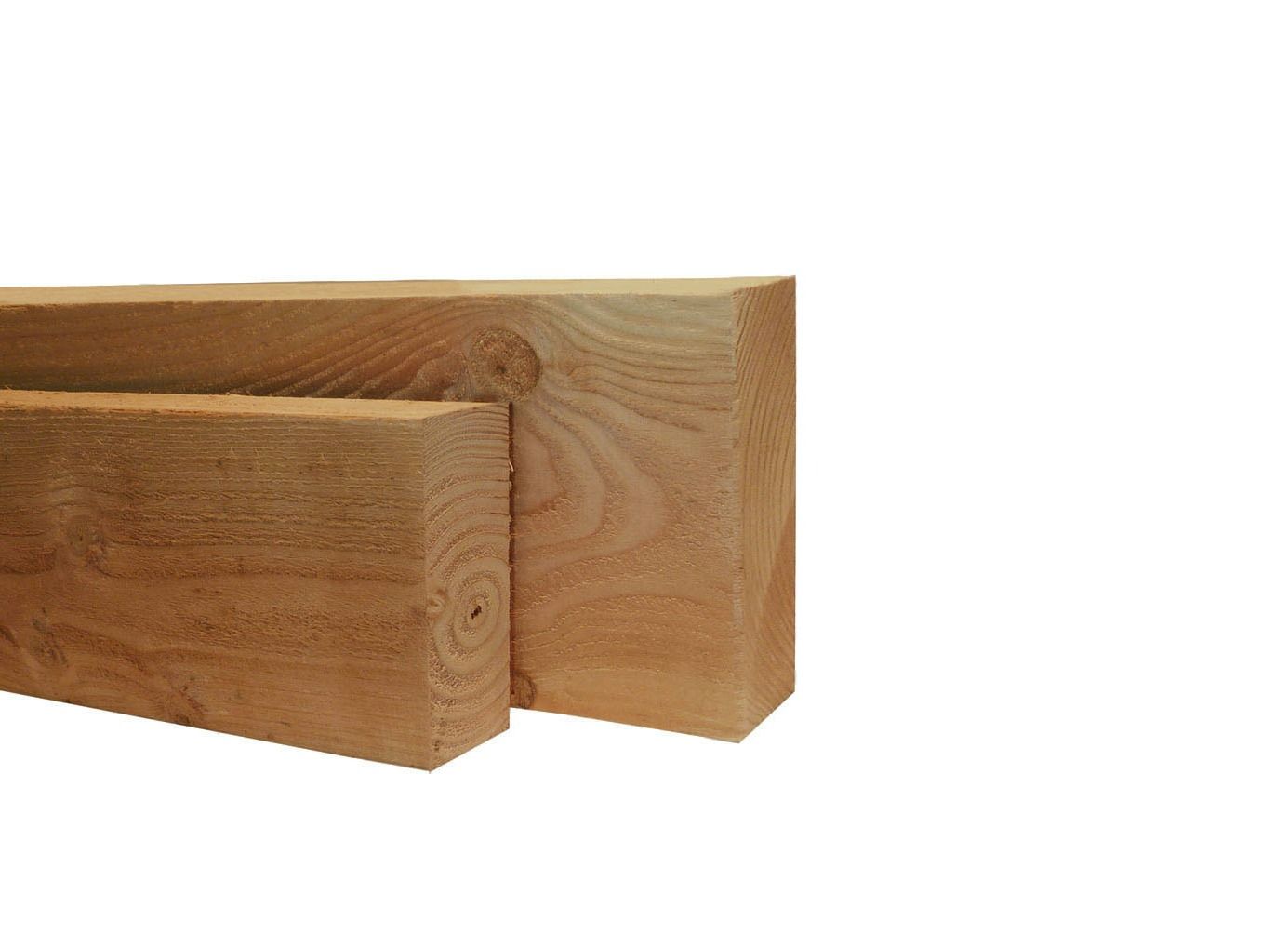 Douglas geschaafde gording 4,5x16,0x400cm, groen geïmpregneerd (W44380)