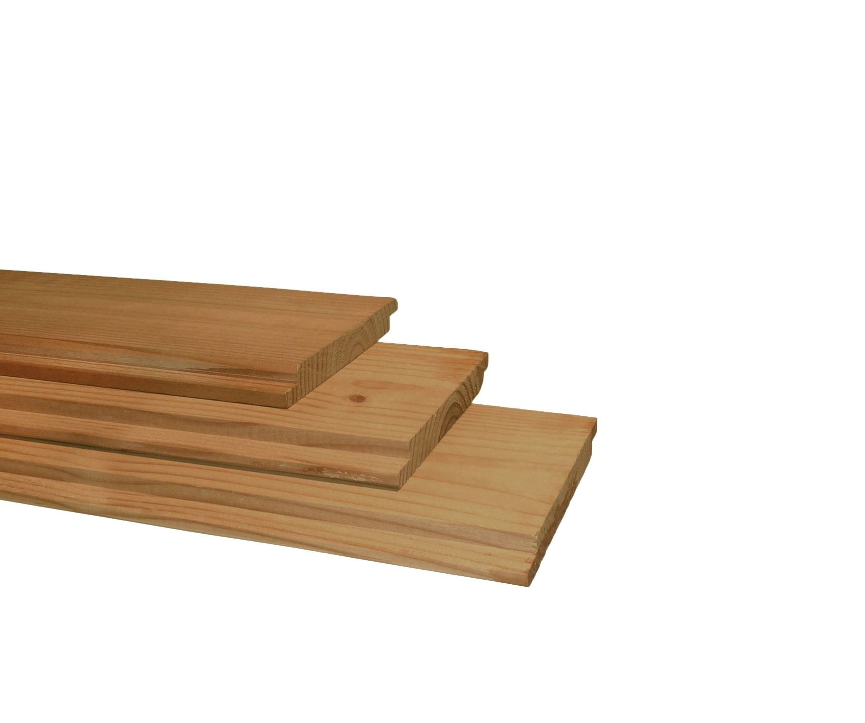 Douglas geschaafd halfhouts rabat 4xvelling 1,8x19,5x500cm, groen geïmpregneerd (W44610)