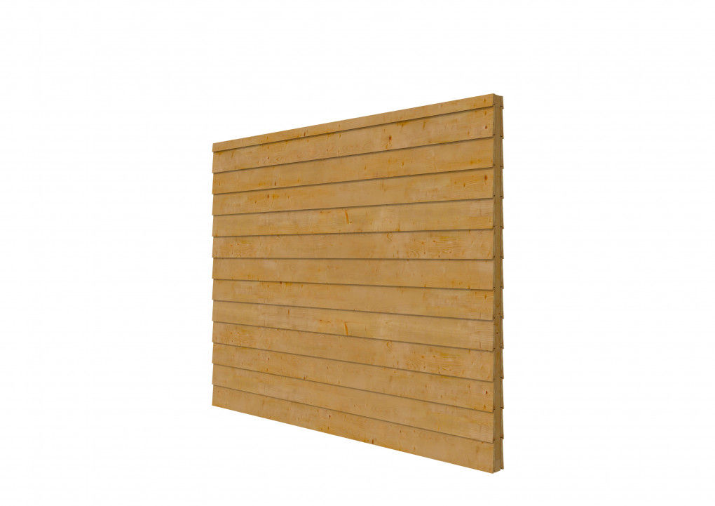 Douglasvision doe het zelf wand Zweeds rabat dubbelzijdig 278,5cm groen geïmpregneerd (W44951)