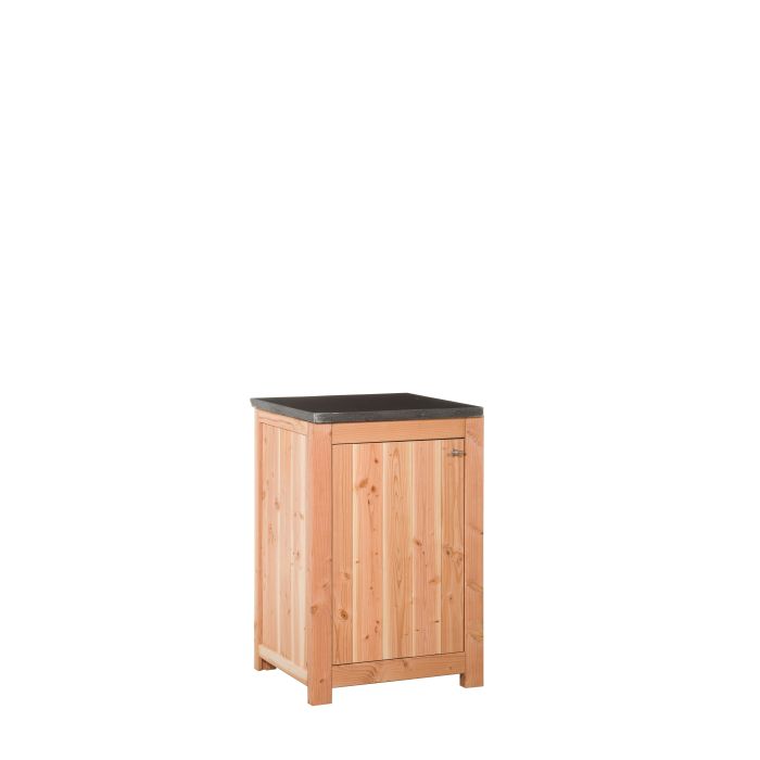 Hillhout douglas enkele buitenkeuken 90x61,5x56cm met schap en deur (1006138)