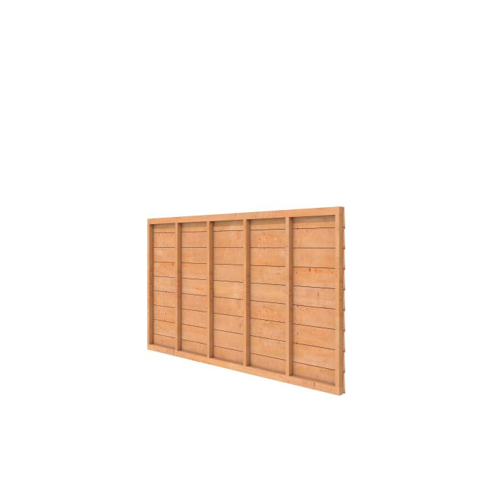 DGL Plankenpakket t.b.v. enkelzijdige wand kapschuur Comfort 278,5x162cm, kleurloos geïmpregneerd (1042146)