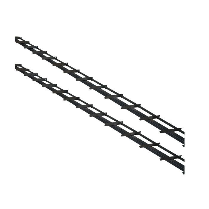 DHZ zwart shutter framewerk, 2 stuks 165cm t.b.v. 14 planken (1048721)