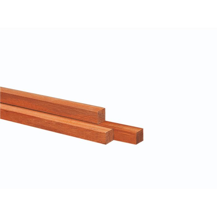 Hardhouten paal fijnbezaagd, gepunt 10x10x400cm (1050622)