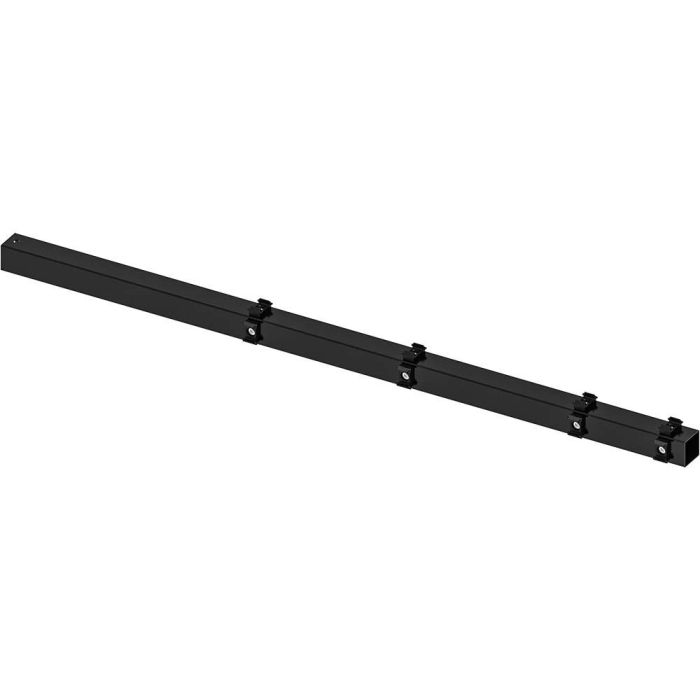 Hillfence metalen paal, inclusief aansluitingset en afdekkap, 6x6x160cm, zwart (1052660)