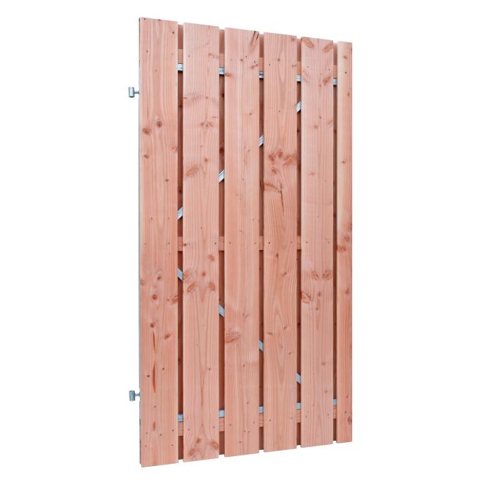 Douglas geschaafde plankendeur op verstelbaar stalen frame, 18mm 100x190cm onbehandeld (1060618)