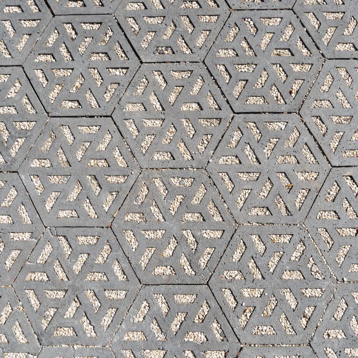 Oud Hollandse ECO-tegel 37,5x37,5x7cm grijs