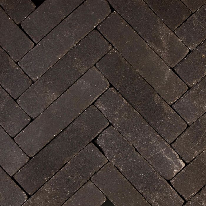 Gebakken Dikformaat getr. 6,5x20x6cm Vida Ares zwart bezand