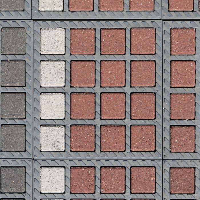 Betonsteen ECO Grates 7,4x7,4x4,8cm Grijs