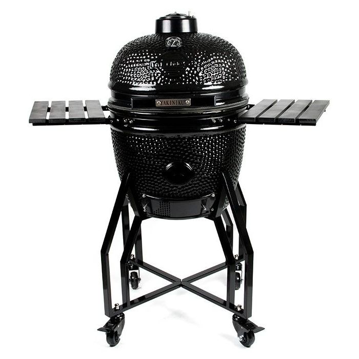 Yakiniku-16 Grill Medium incl. onderstel en zijtafels Black edition