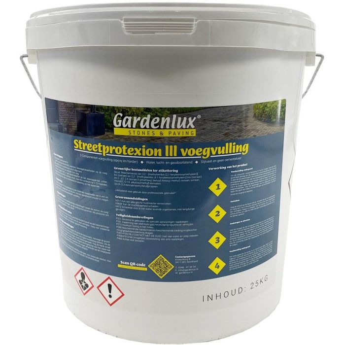 Streetprotexion III Steengrijs voegvulling emmer 25kg