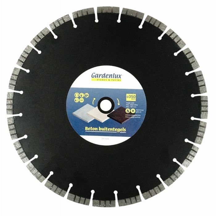 Zaagblad TURBO beton, Ø125, asgat 22.0