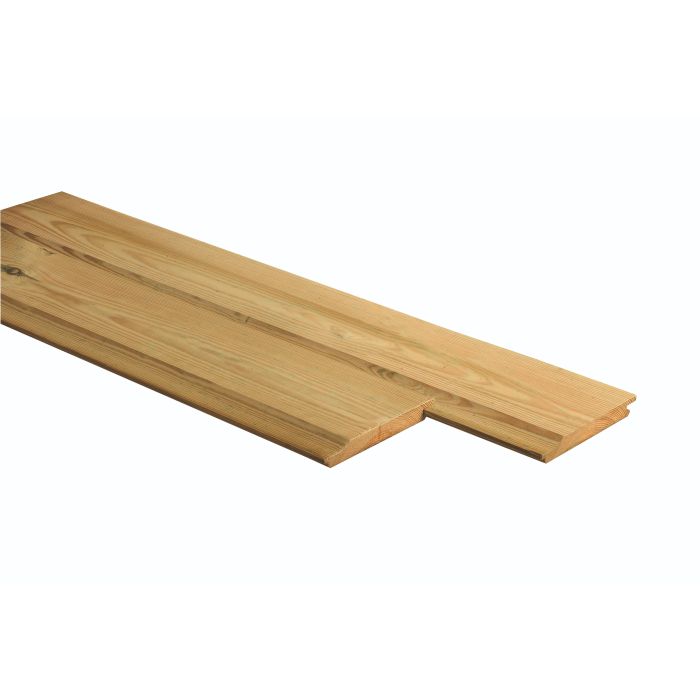 Midden-Europees grenen geschaafd rabat 1,8x14,5x300cm, groen geïmpregneerd (W05101)