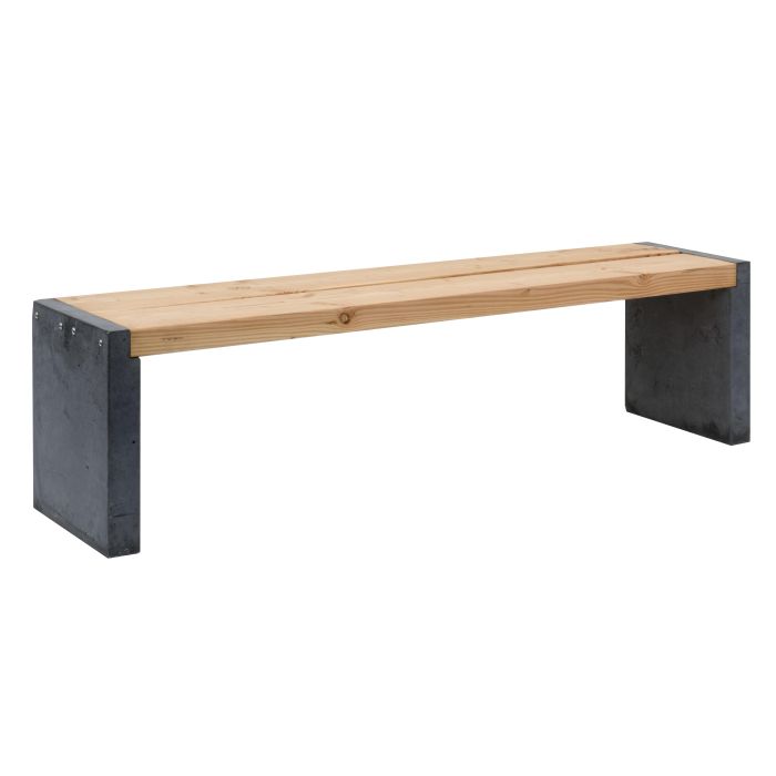 Hillhout Zitbank Excellent, 45x39x170cm (W11667)