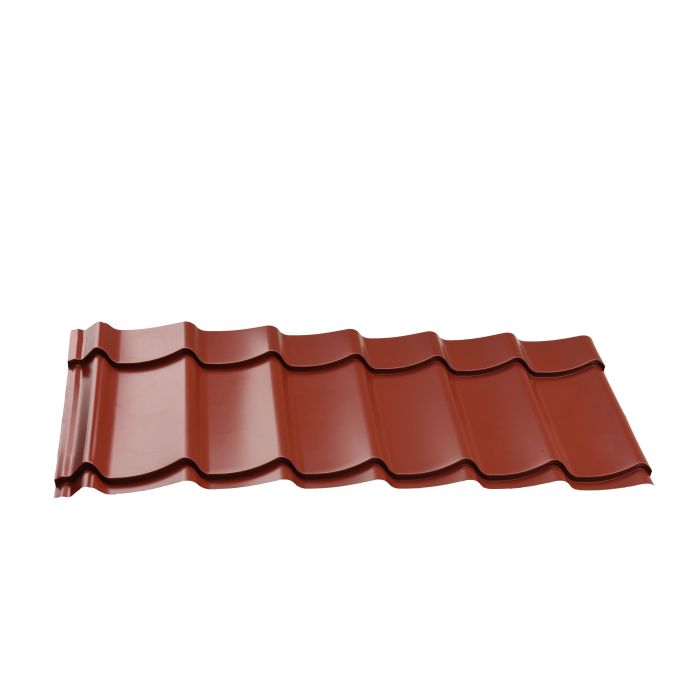 Dakpanplaten t.b.v. Douglasvision kapschuur Comfort 405x320cm Donkerrood (W15717)