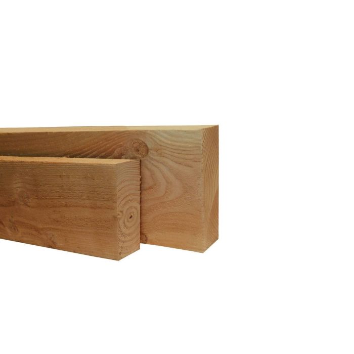 Douglas geschaafde gording 4,5x16,0x400cm, groen geïmpregneerd (W44380)