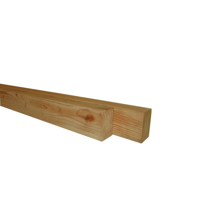 Douglas fijnbezaagde regel 4,5x7,5x400cm groen geïmpregneerd (W44430)