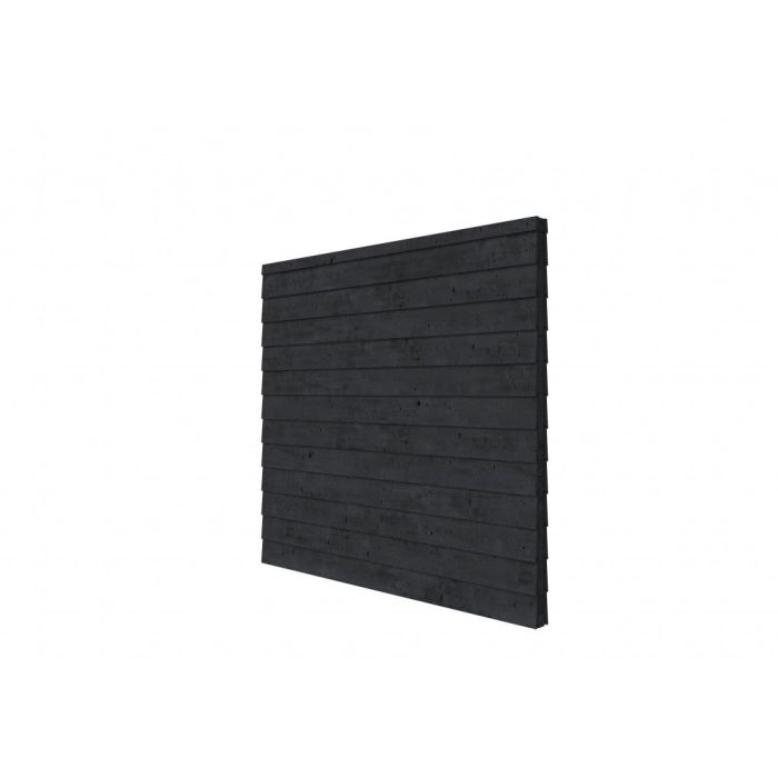 Douglas buitenverblijf Comfort/DHZ zijwand zweeds rabat dubbelzijdig 246,5x224cm, zwart geïmpregneerd (W46950)