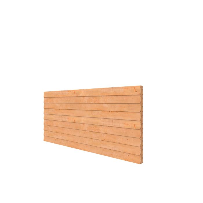 Douglas achterwand kapschuur Comfort/DHZ dubbelzijdig Zweeds rabat, onbehandeld (W51580)