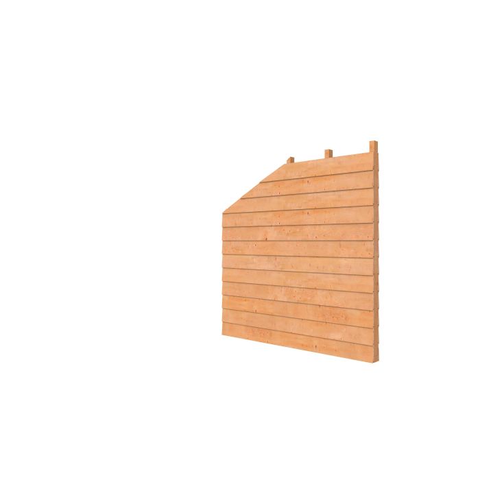 Douglas zijwand kapschuur Comfort/DHZ dubbelzijdig Zweeds rabat, onbehandeld (W51585)