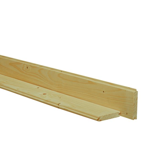 Scand vuren geschaafd dakbeschot 1,6x10x300cm groen geïmpregneerd (W88204)
