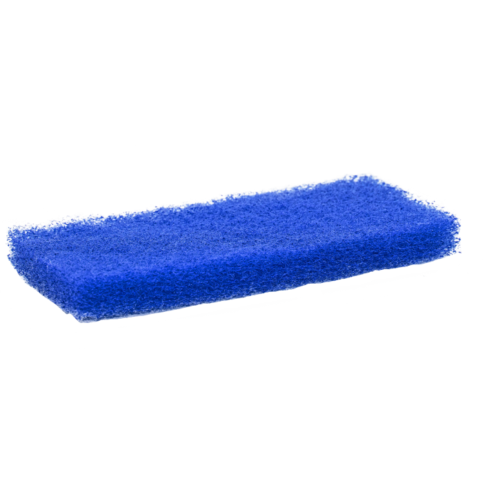 Moeller Doodlebug Schrobpad 11,5x25cm BLAUW - 5 stuks