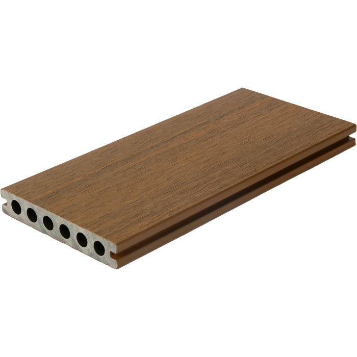NewTechWood composiet co-extrusie dekdeel houtstructuur 2,3x13,8x400cm, Teak