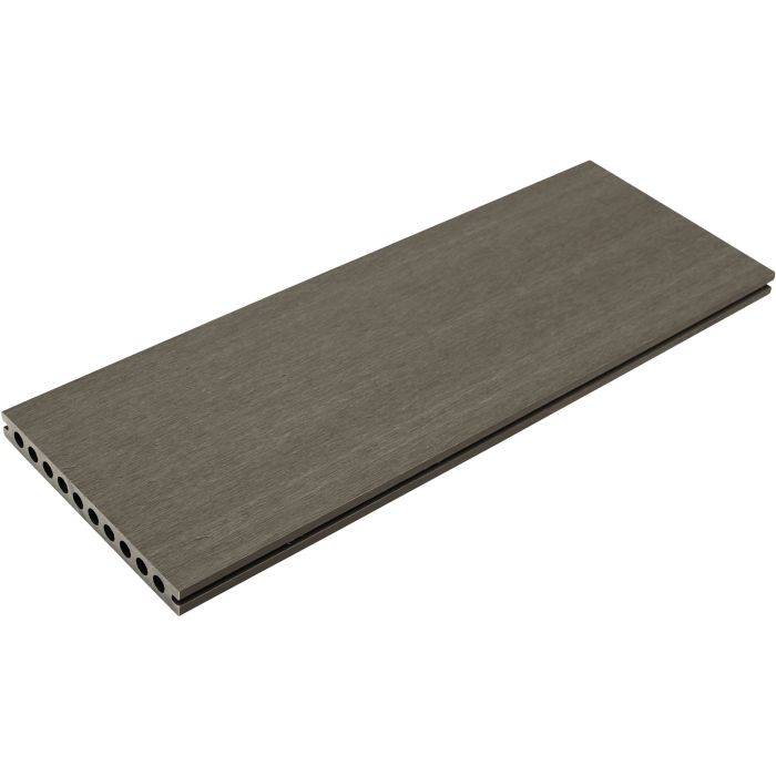 NewTechWood composiet co-extrusie dekdeel houtstructuur 2,3x21x400cm, Silver Gray