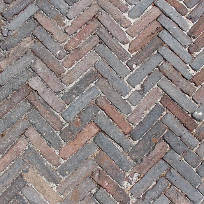 Rijnklinker oud gebakken 4x17x7cm genuanceerd