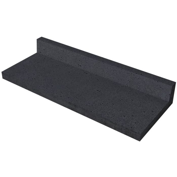 Schellevis Oud Hollandse traptrede L-element 100x40x15cm carbon