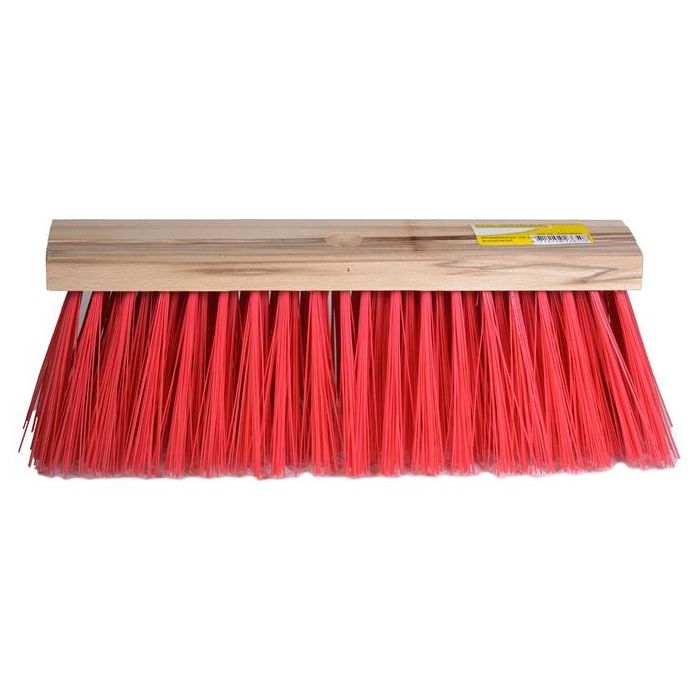 Straatbezem rood 40cm