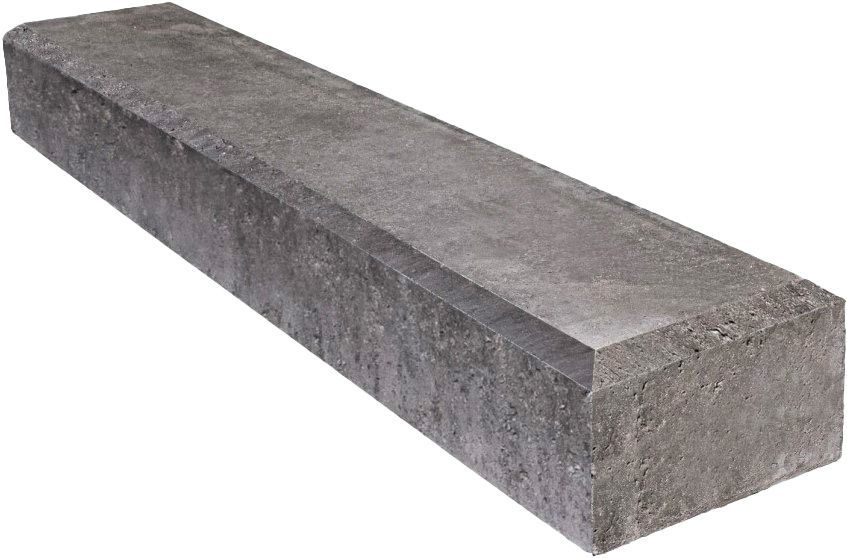 Schellevis Oud Hollandse betonbiels 100x20x12cm antraciet