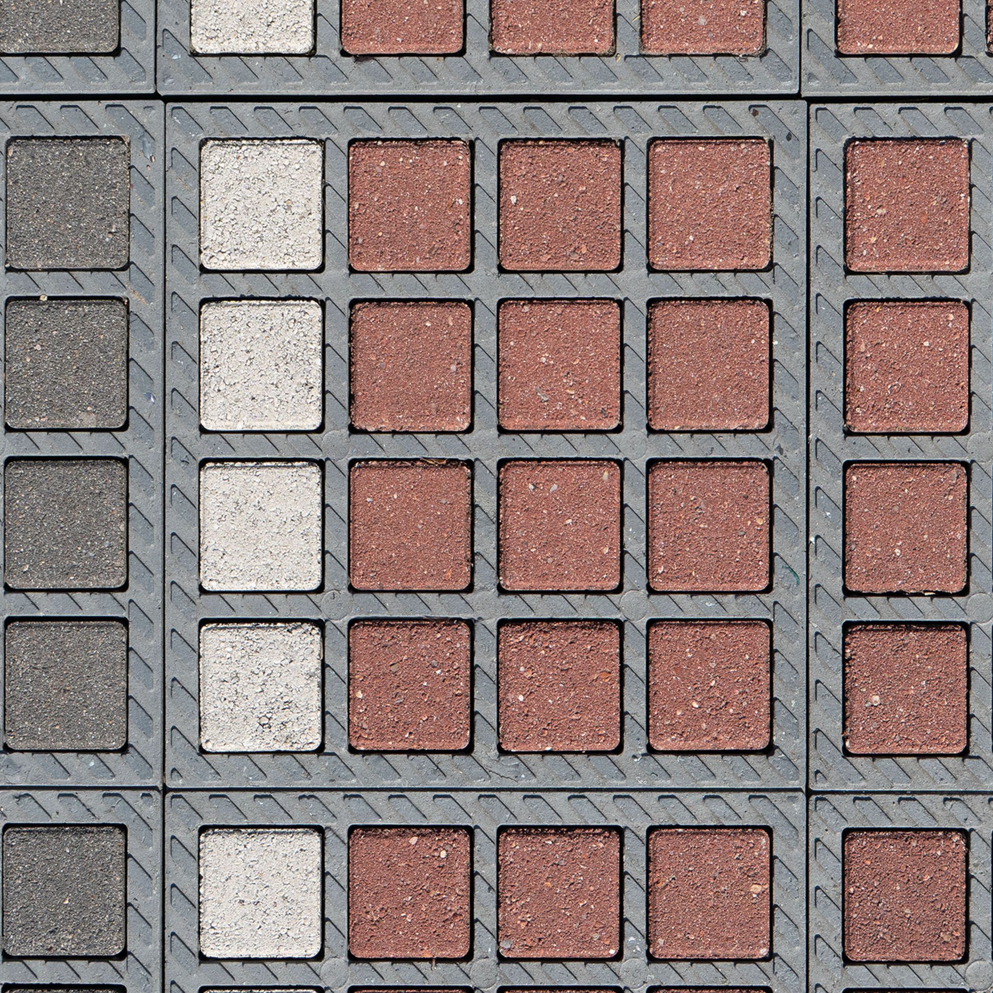 Betonsteen ECO Grates 7,4x7,4x4,8cm Zwart