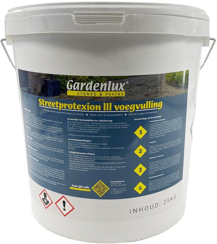 Streetprotexion III Steengrijs voegvulling emmer 25kg