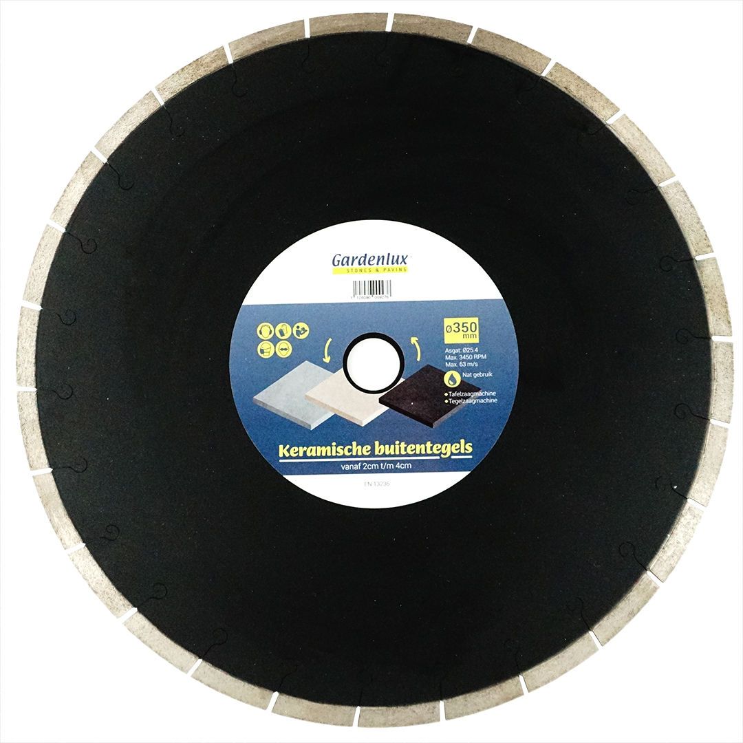 Zaagblad EXCELLENT keramiek Ø350, asgat 20 ( Bandenzaag )