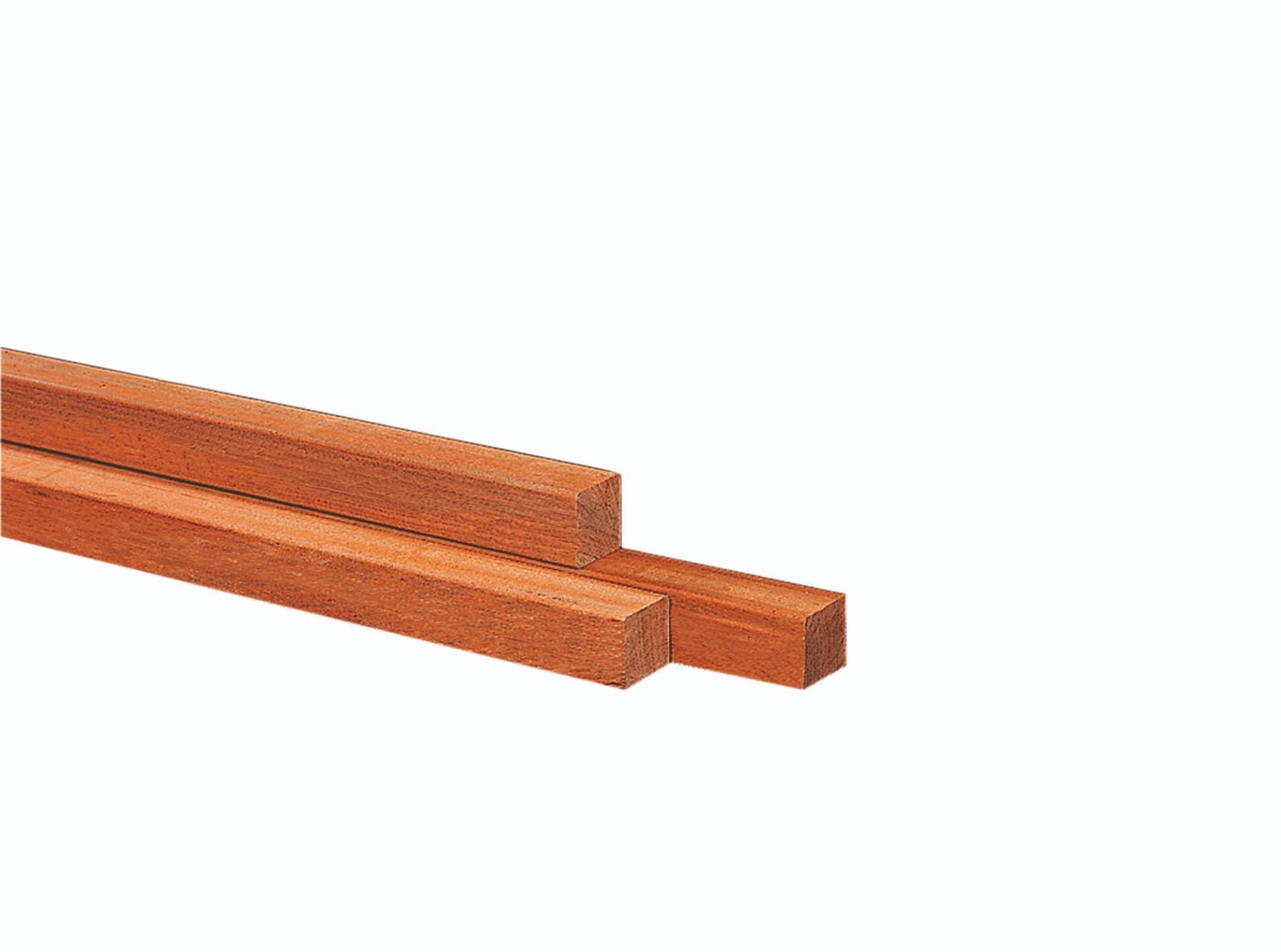 Hardhouten paal fijnbezaagd, gepunt 7x7x350cm (WA00451)