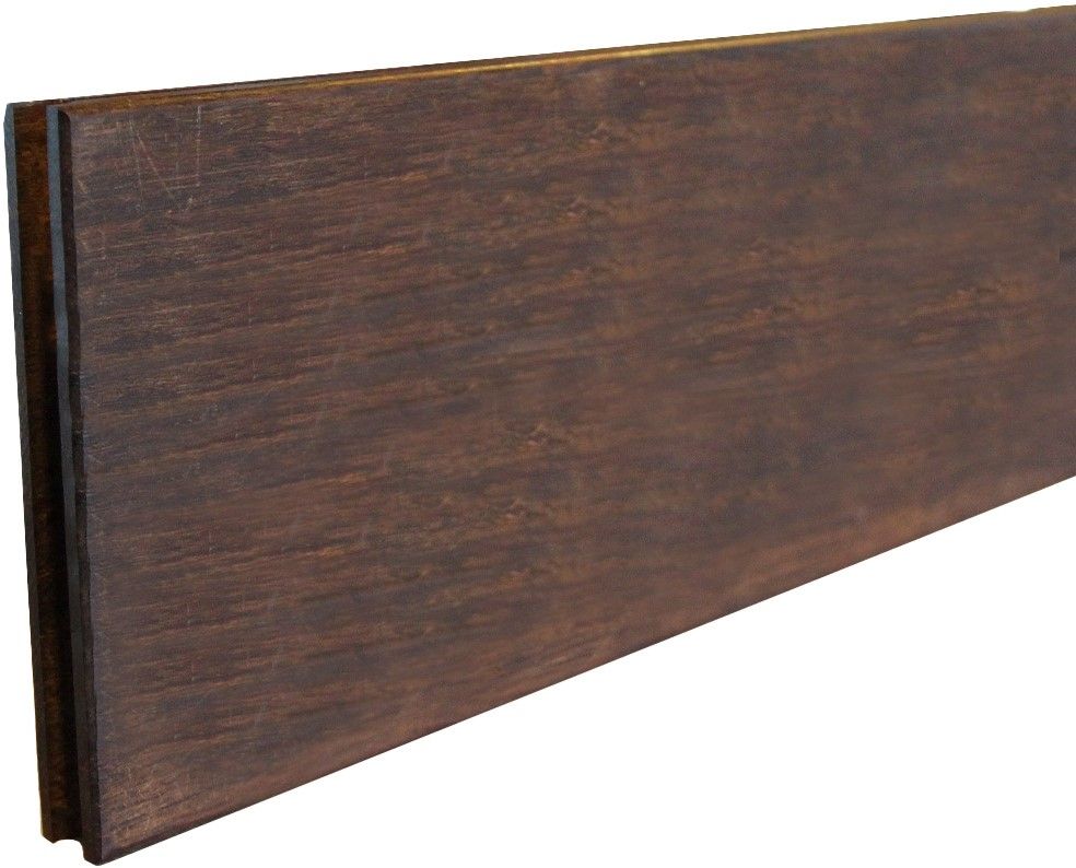 Gardendecking bamboo kantplank 3x12x200cm Dark Brown