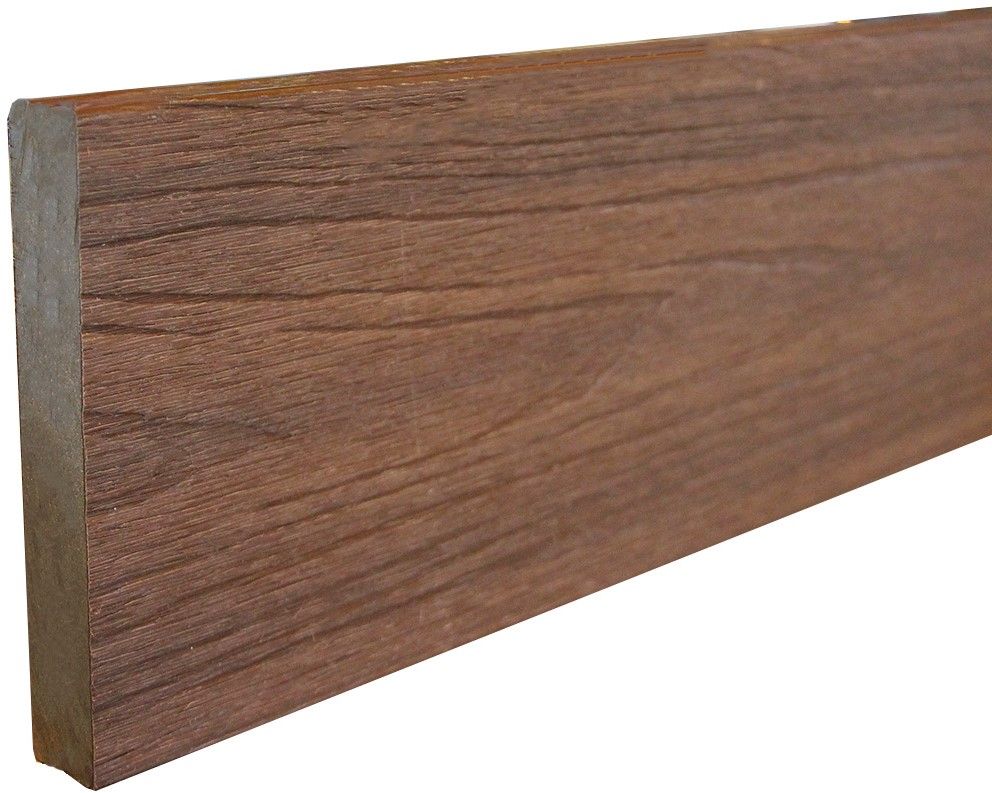 Gardendecking composiet kantplank 2,3x13,8x300cm brown wood